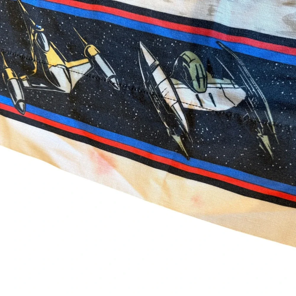 Star Wars Pillowcase Kids Standard Multicolor Naboo Bravo Squadron Starfighter
